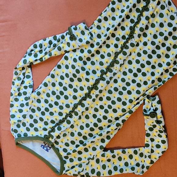 Kickee Kids size 6 ruffle romper vguc - Picture 2 of 8